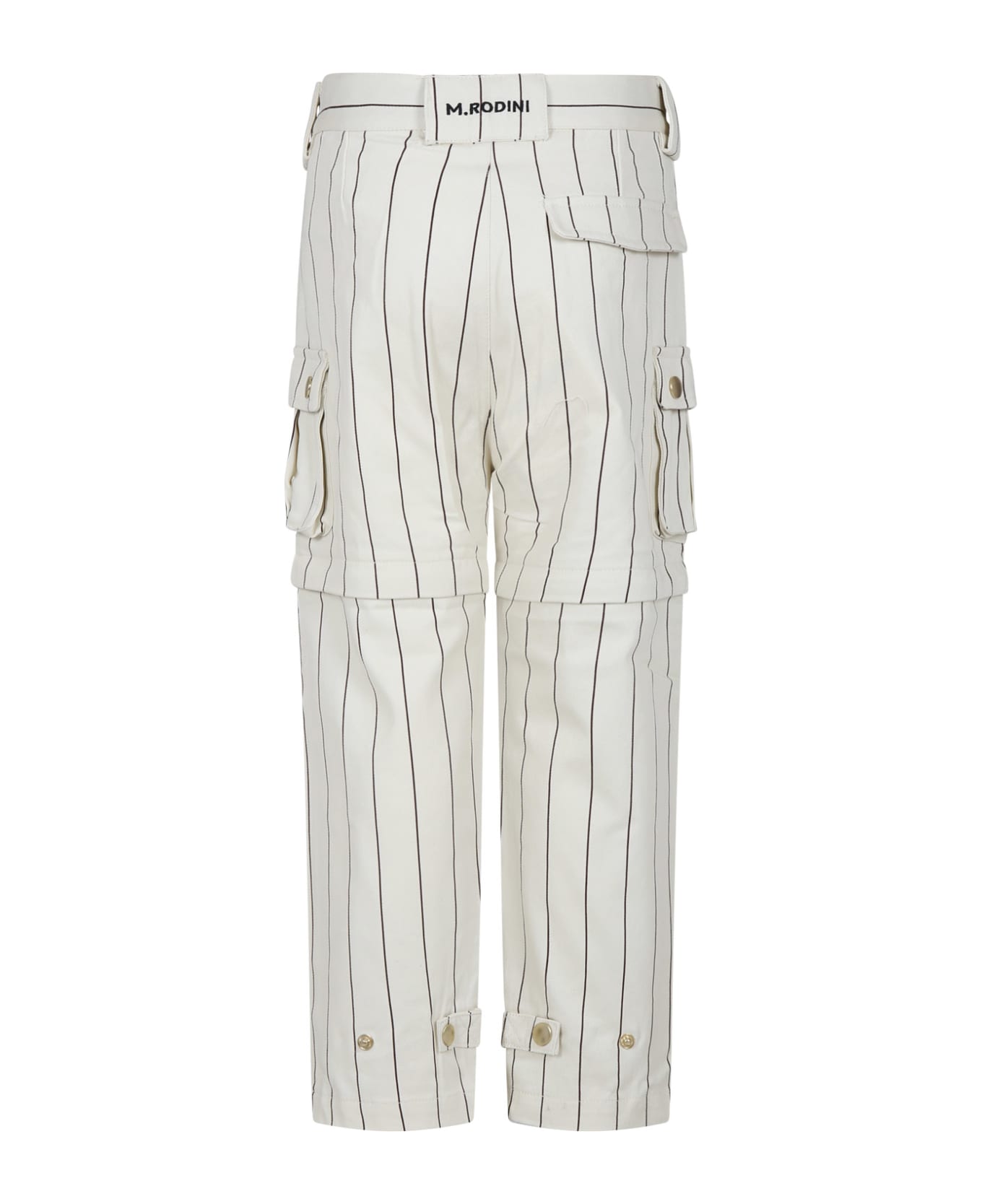 Mini Rodini Ivory Casual Trousers For Boy - Ivory