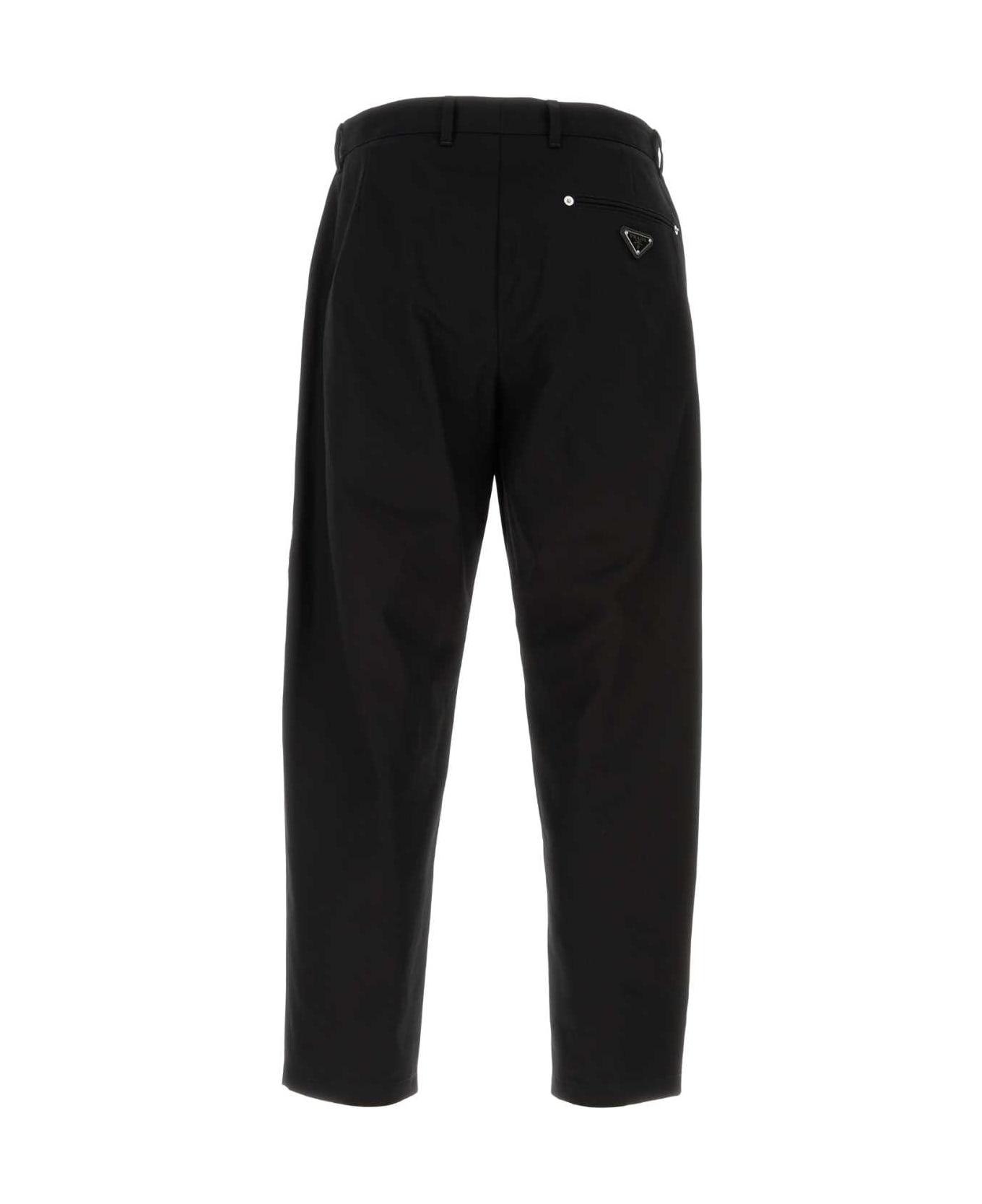 Prada Black Drill Pant - Black