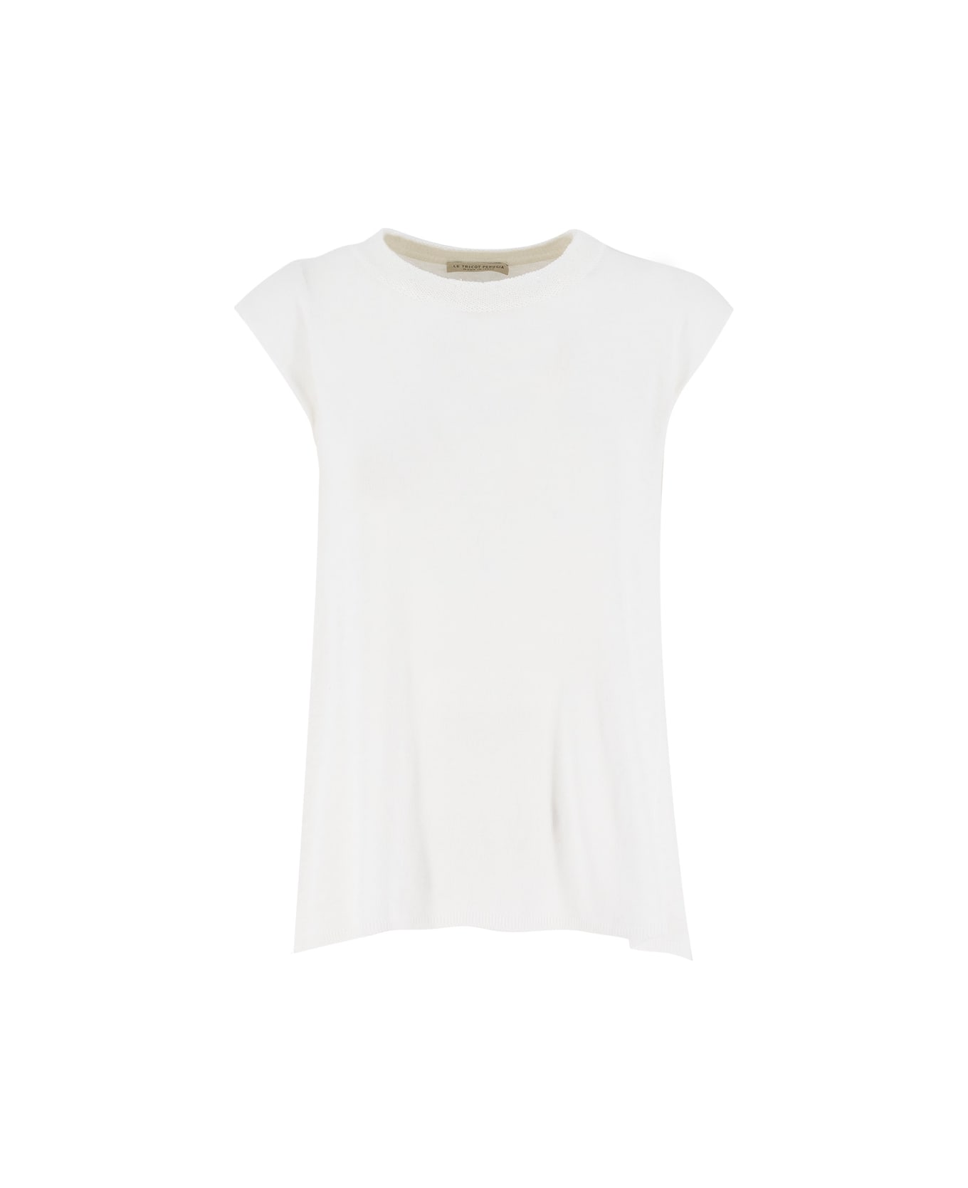 Le Tricot Perugia T-shirt - WHITE
