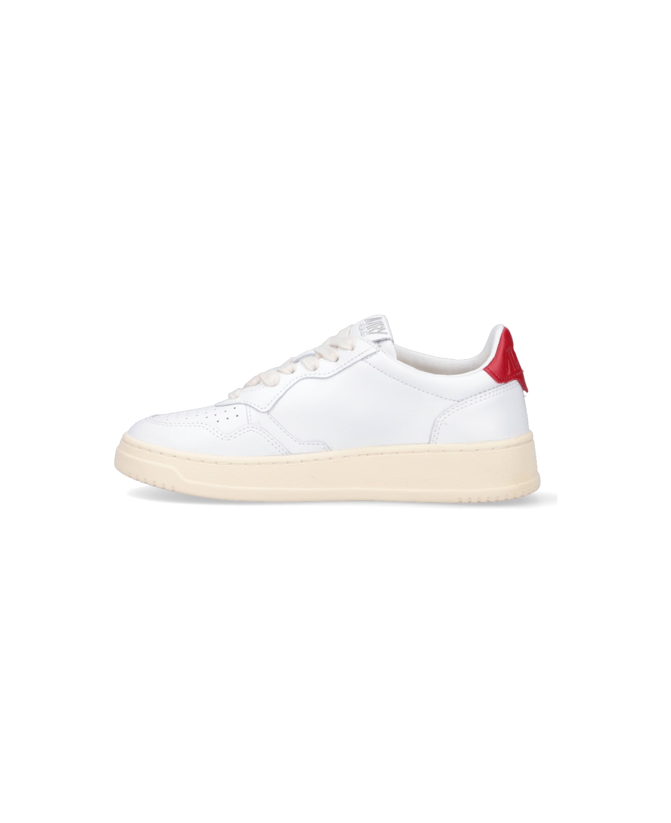Autry Medalist Low Leather Sneakers - White