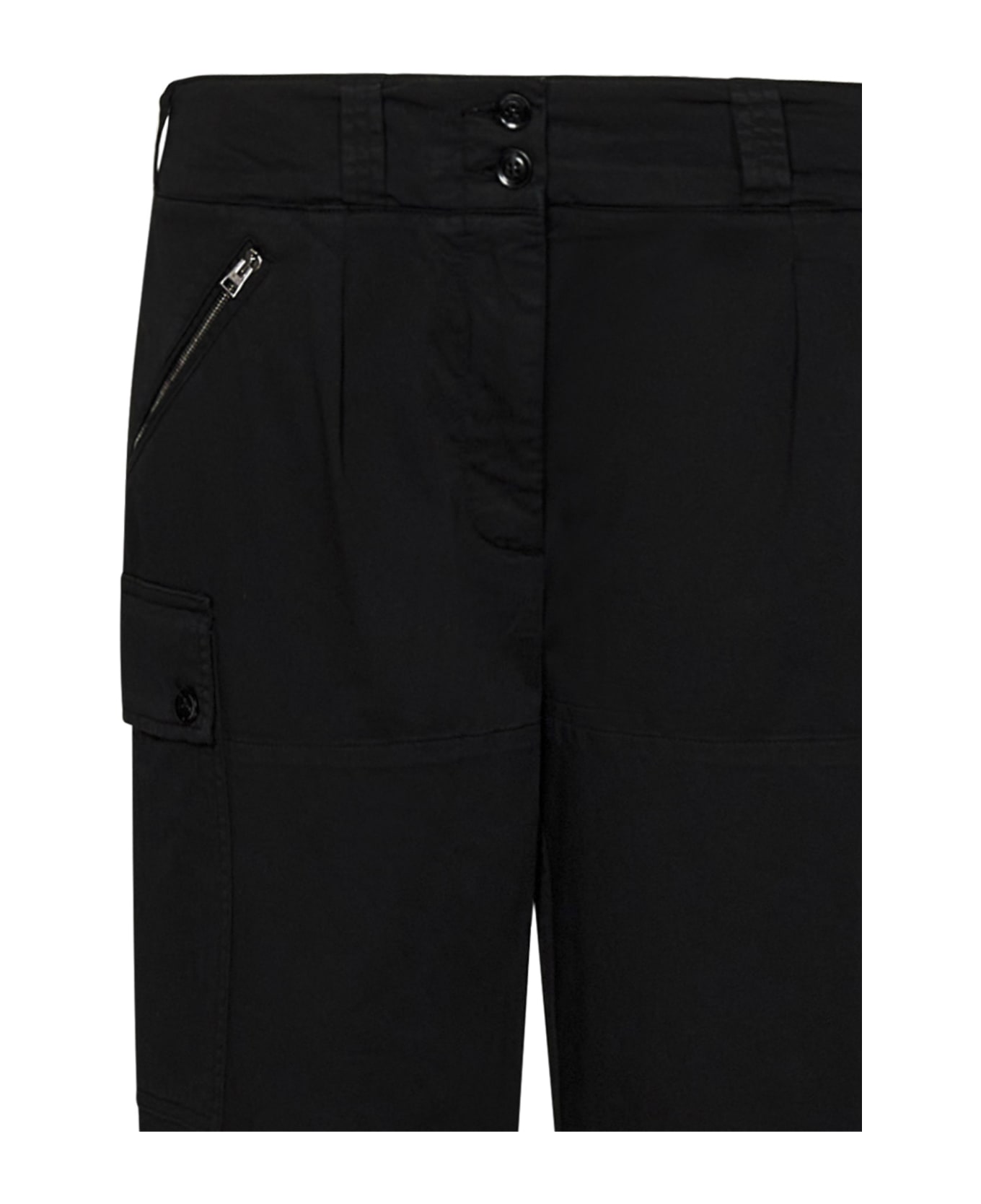 Tom Ford Stretch Cotton Cargo Trousers - black