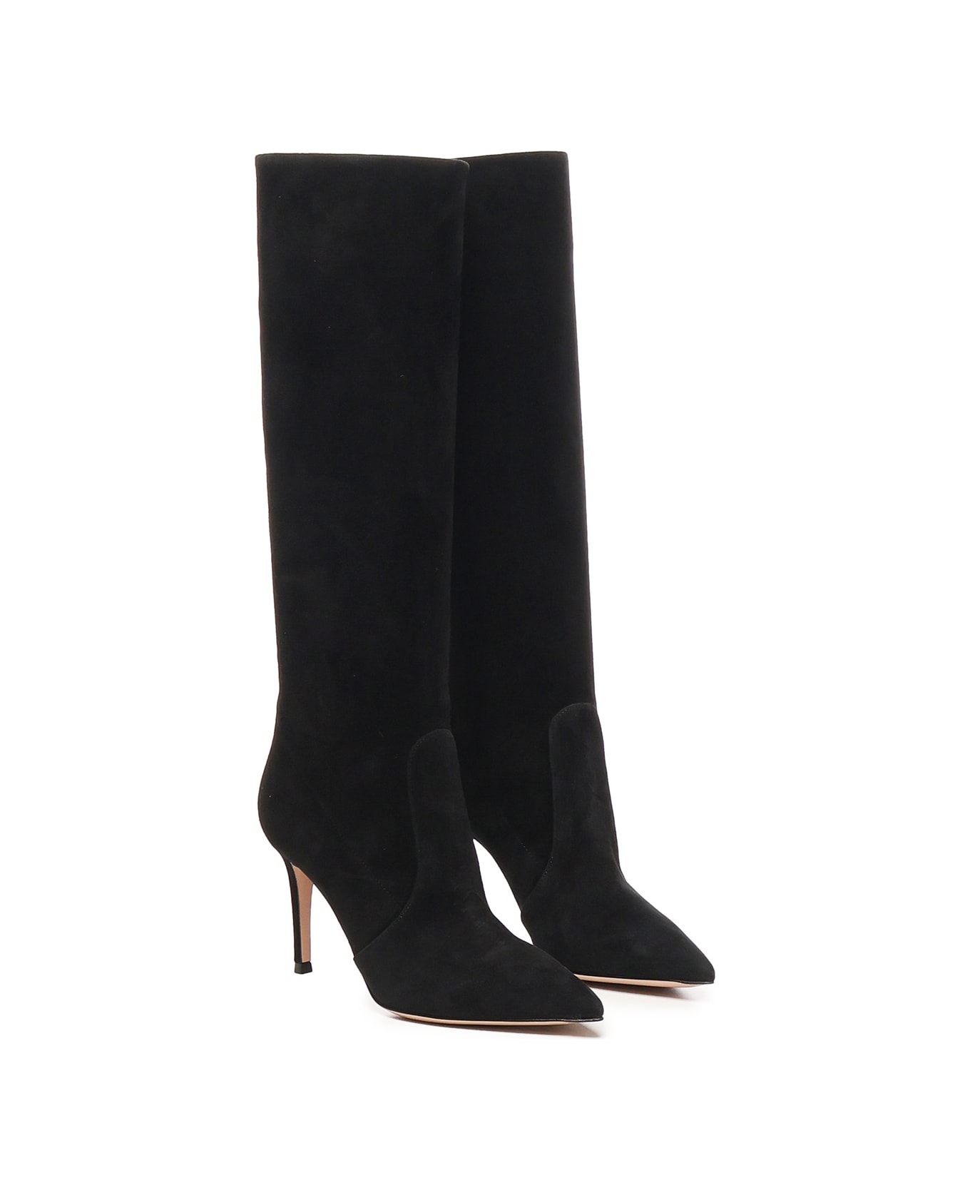 Gianvito Rossi Suede Boots - Black
