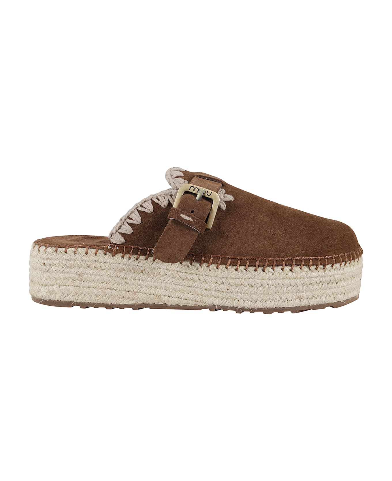 Mou Jute Clog Sabot - Nut Br Nut Brown