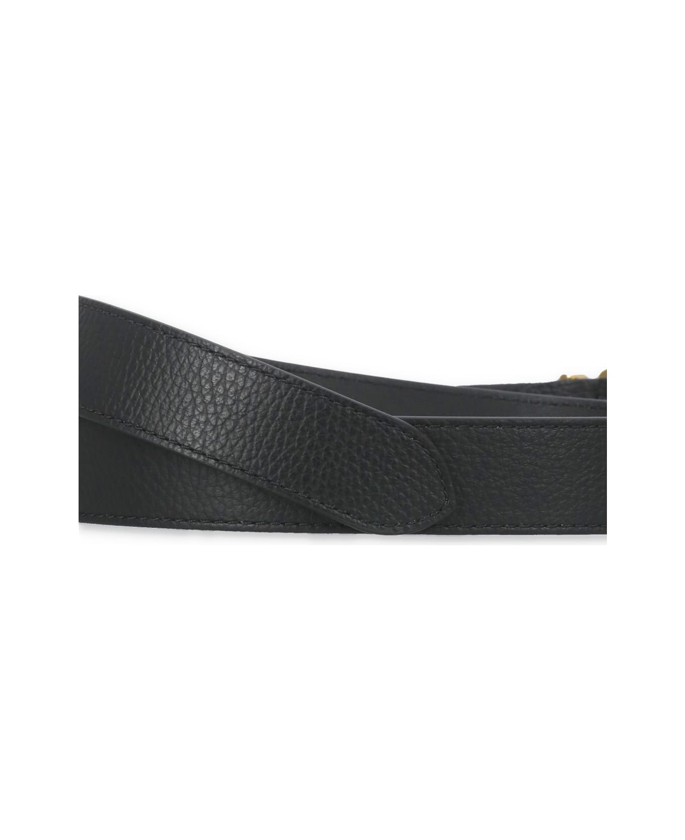 Coccinelle Beth Leather Belt - Black
