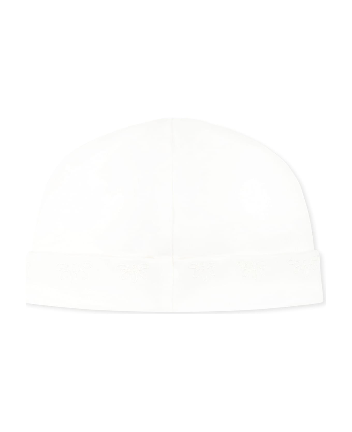 Chloé White Set For Baby Girl With Logo - White