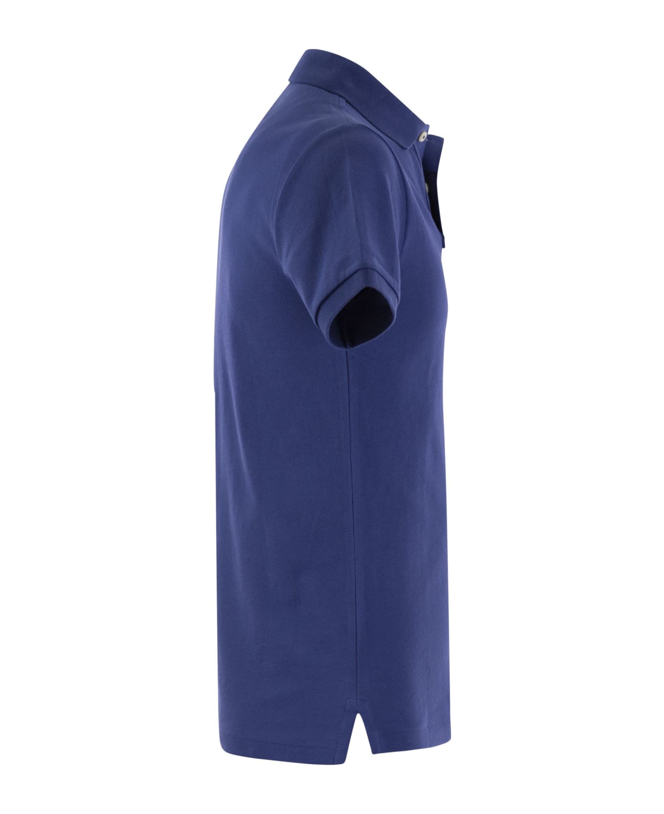 Polo Ralph Lauren Slim-fit Pique Polo Shirt - Royal Blue