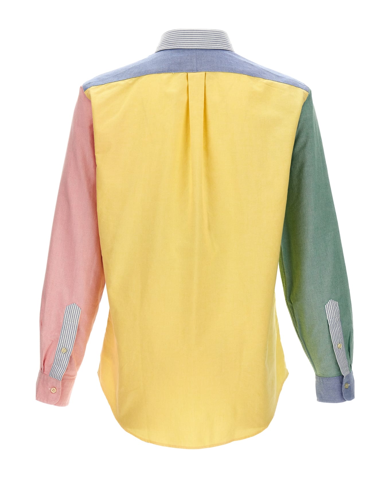 Ralph Lauren Patchwork Shirt With Logo Embroidery - 4680 FUNSHIRT