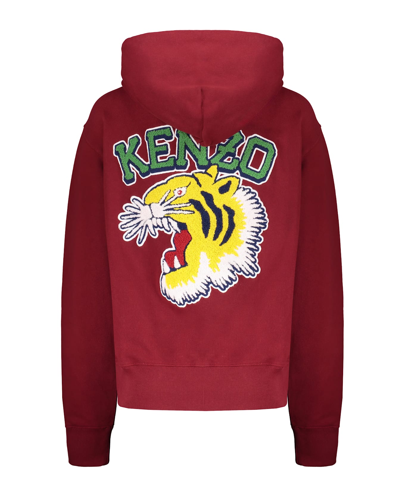 Kenzo Cotton Hoodie - Burgundy