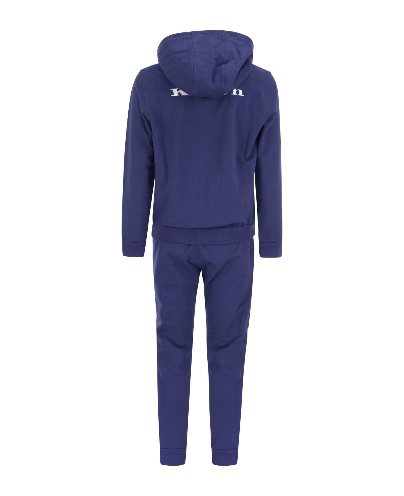 Kiton Cotton Jogging Suit - Bluette