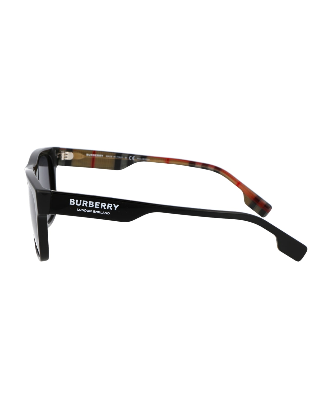 Burberry Eyewear 0be4293 Sunglasses - 377381 BLACK サングラス