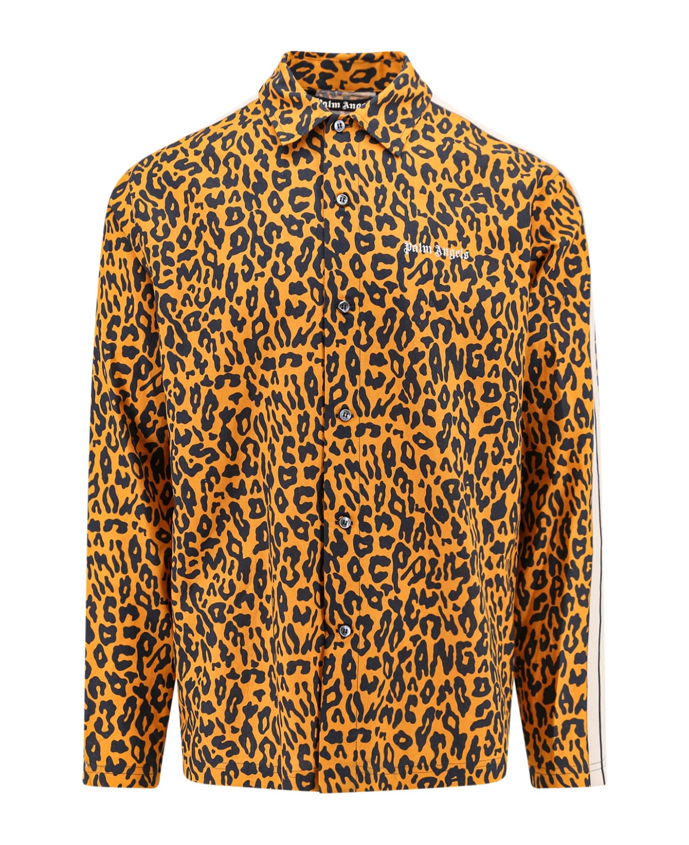 Palm Angels Cheetah Track Shirt - Orange シャツ