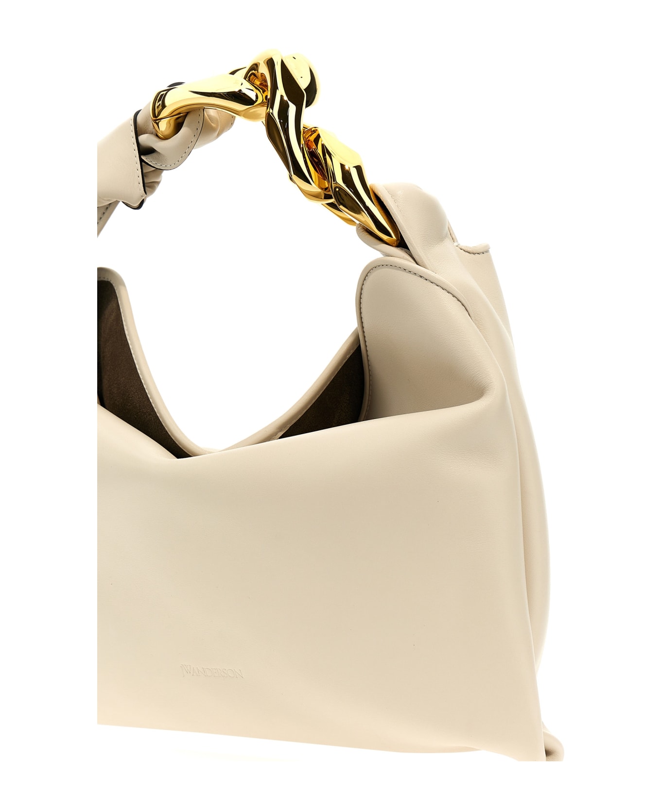 J.W. Anderson 'chain Hobo' Small Shoulder Bag - White