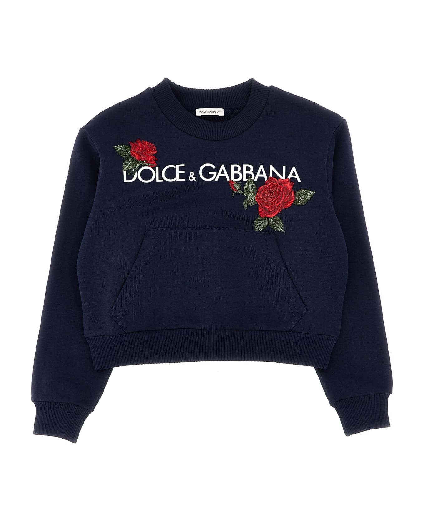 Dolce & Gabbana Logo Sweatshirt - Blu