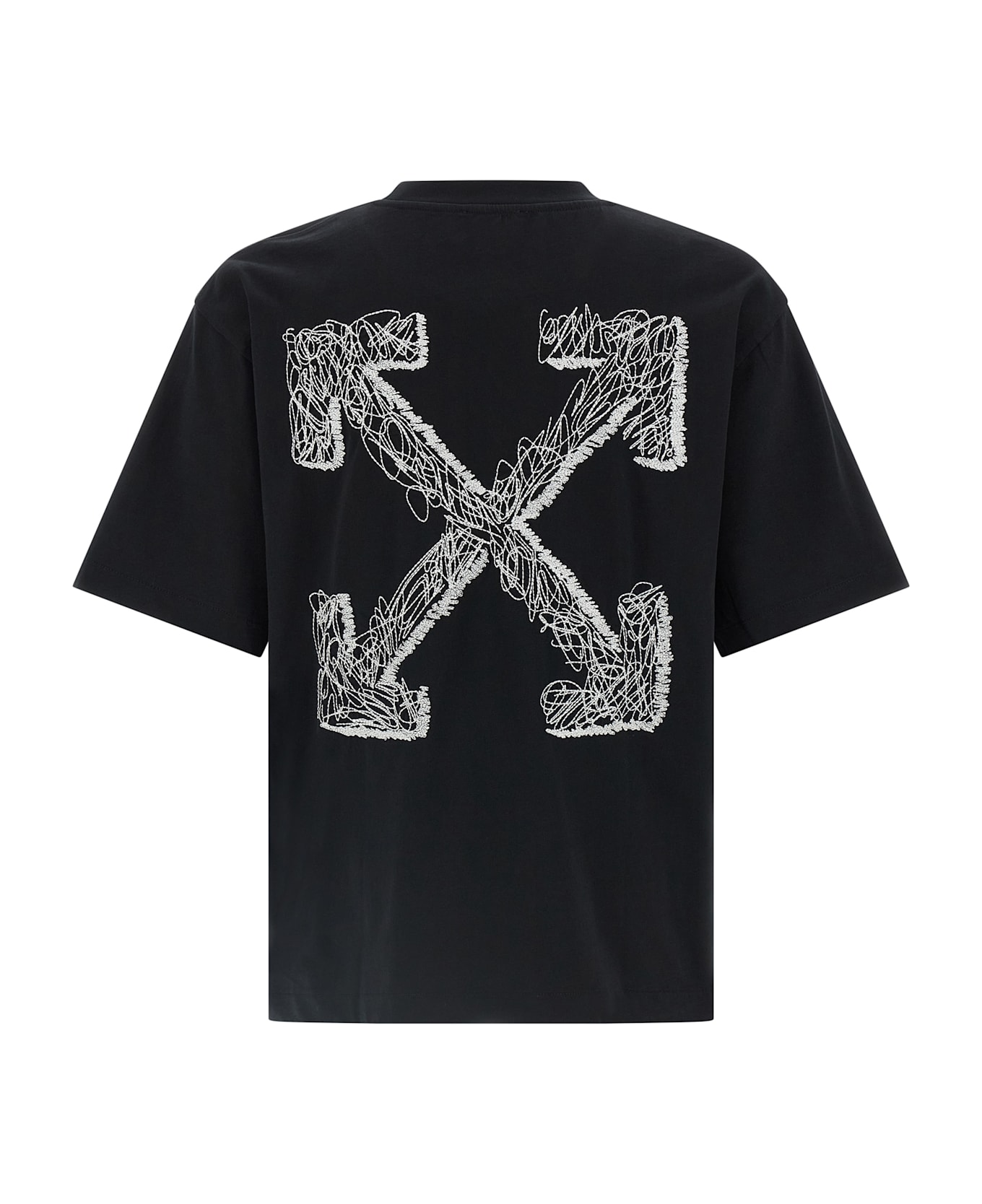 Off-White 
scribble Arrow Skate
 T-shirt - White/Black