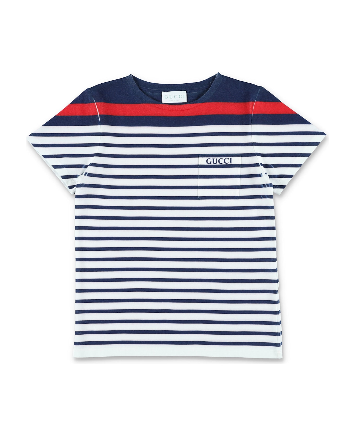 Gucci Kid - Stripes T-shirt - WHITE/BLUE STRIPES
