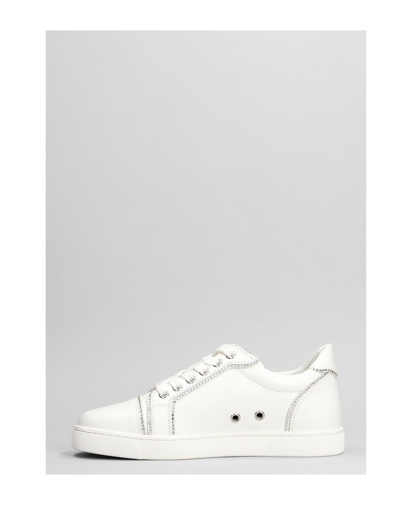 Christian Louboutin Sneakers In White Leather - white
