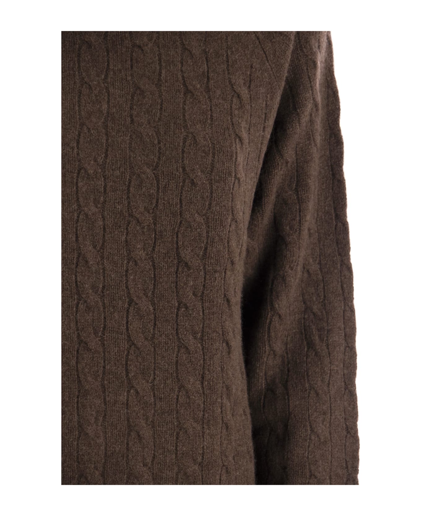Polo Ralph Lauren Knitted Turtleneck Dress - Brown