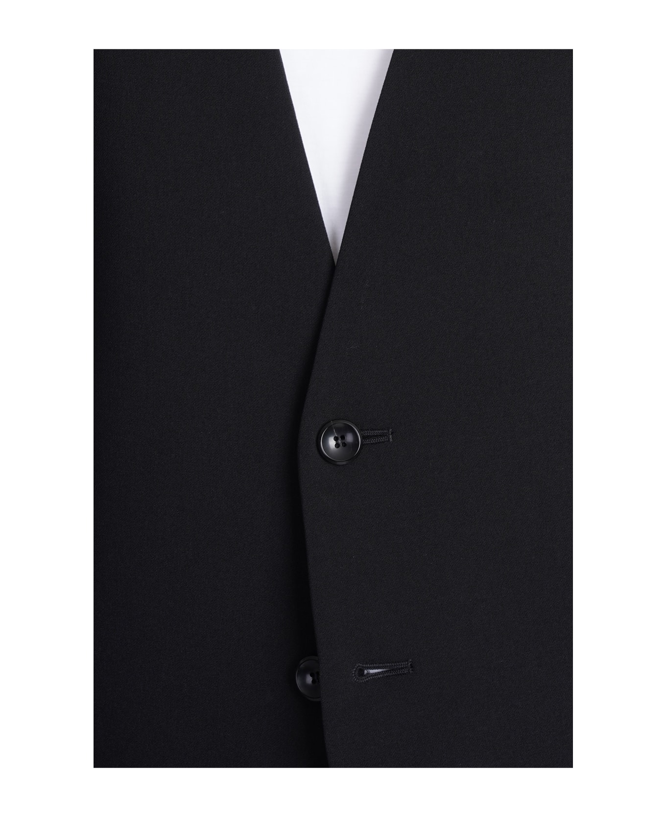 Attachment Blazer In Black Polyester - black