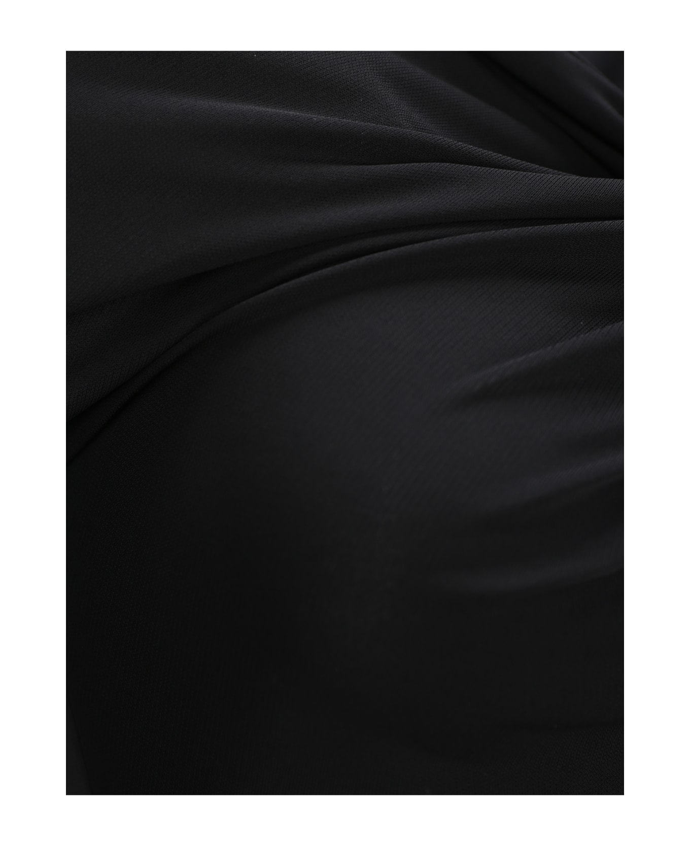 Saint Laurent Draped Dress - Noir