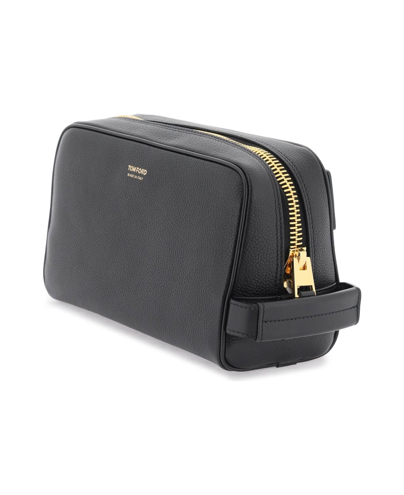 Tom Ford Leather Vanity Case - BLACK (Black)