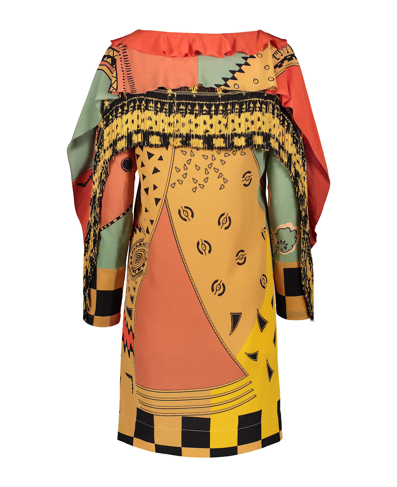 Etro Jacquard Silk Dress - Multicolor