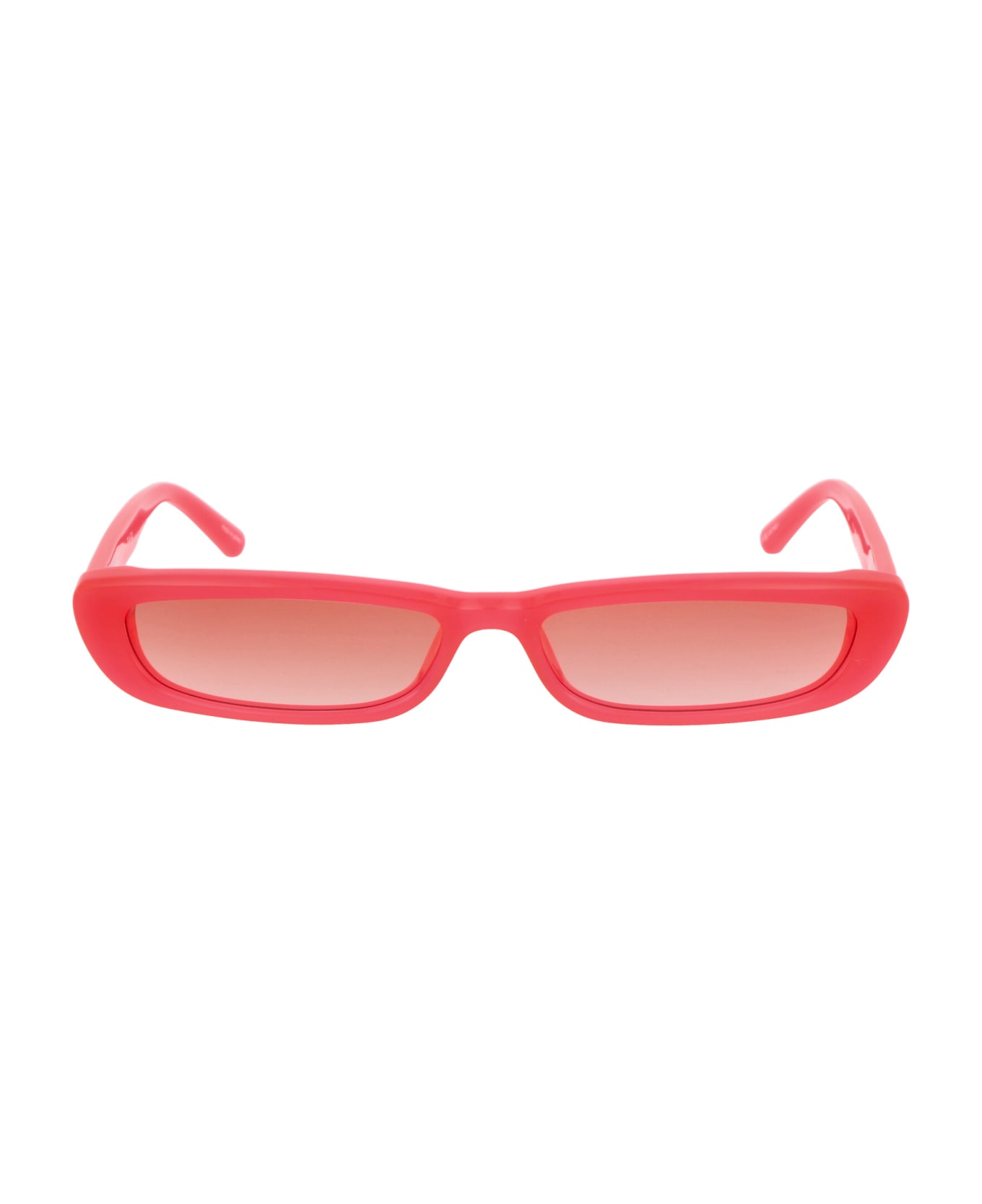 The Attico Thea Sunglasses - NEONPINK/SILVER/ORANGEGRAD