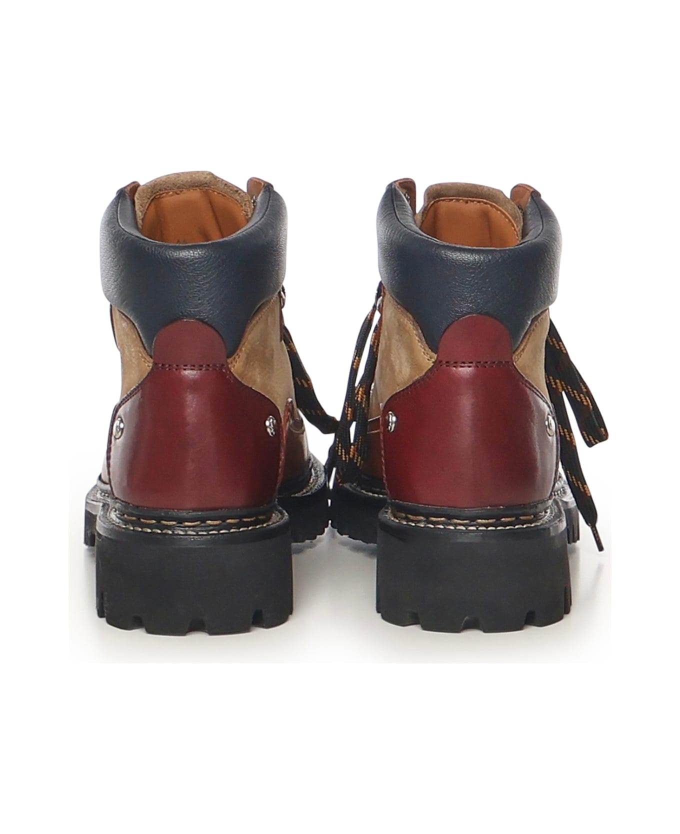 Dsquared2 Canadian Hiking Boots - BEIGE/CAMEL/BLACK