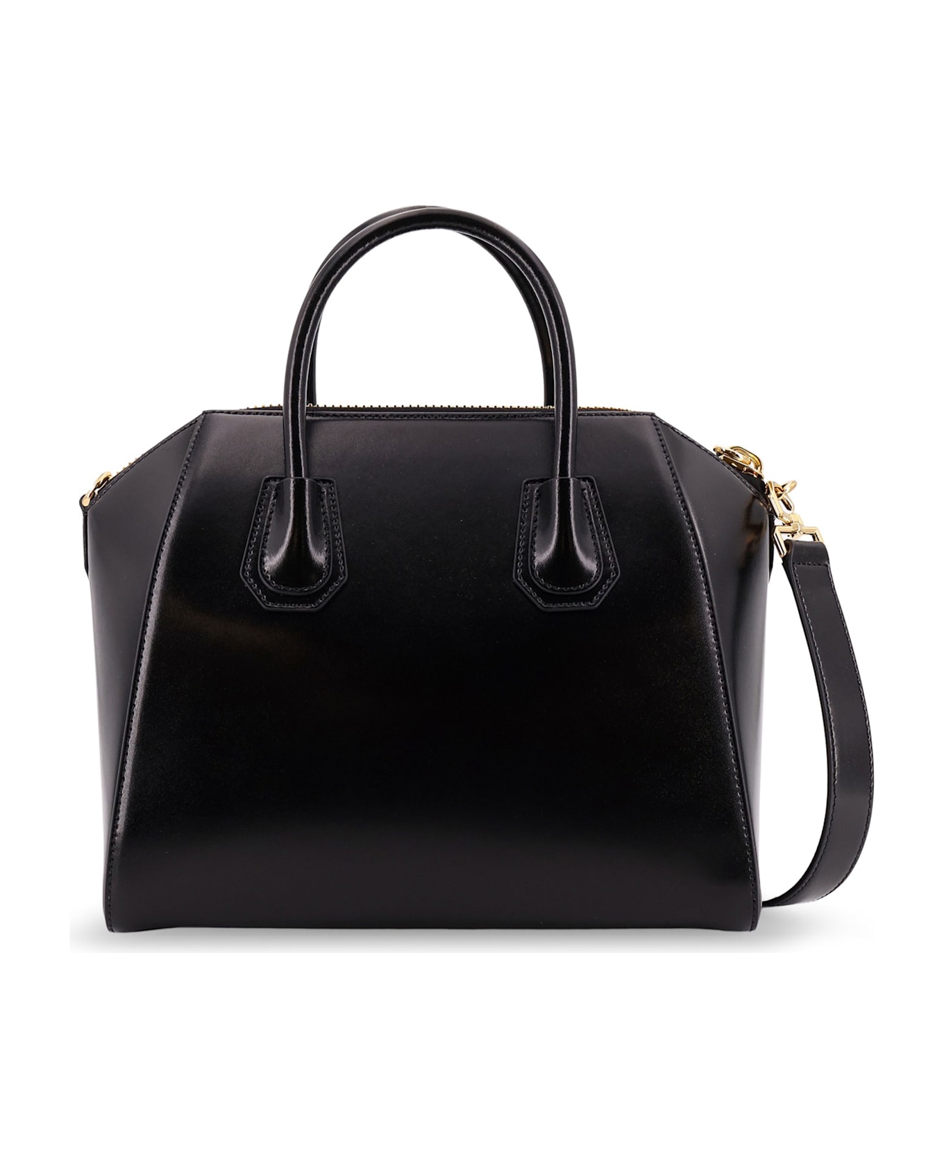 Givenchy Antigona Small Leather Shoulder Bag - Black