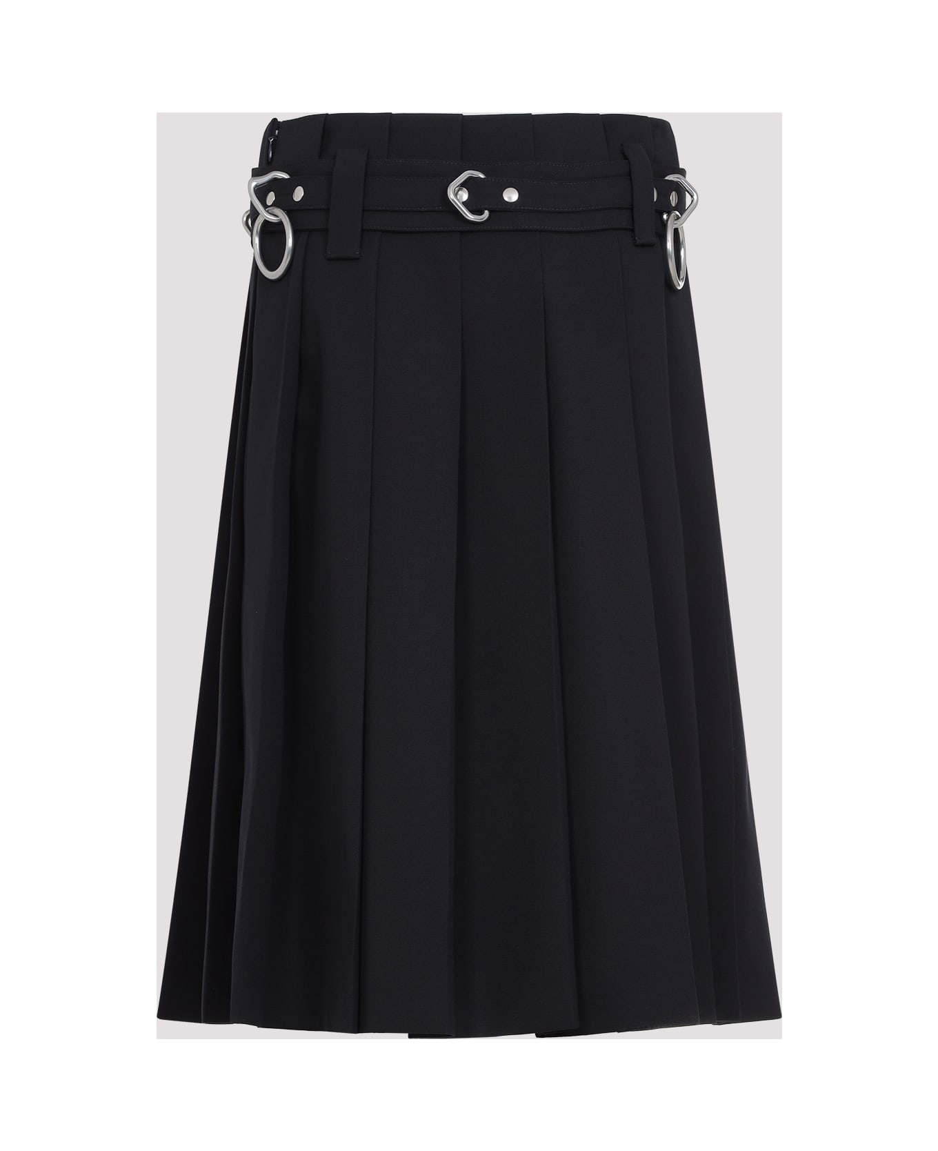 Prada Pleated Skirt - Blue