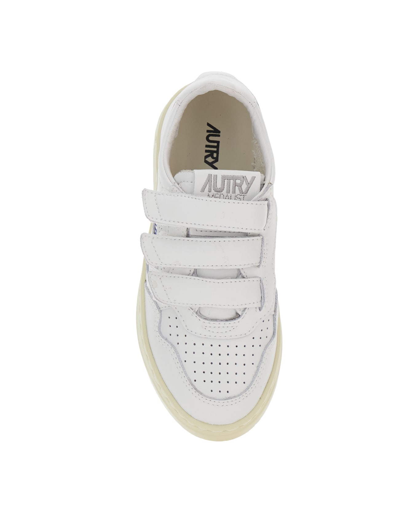Autry Kidstripes Low - White