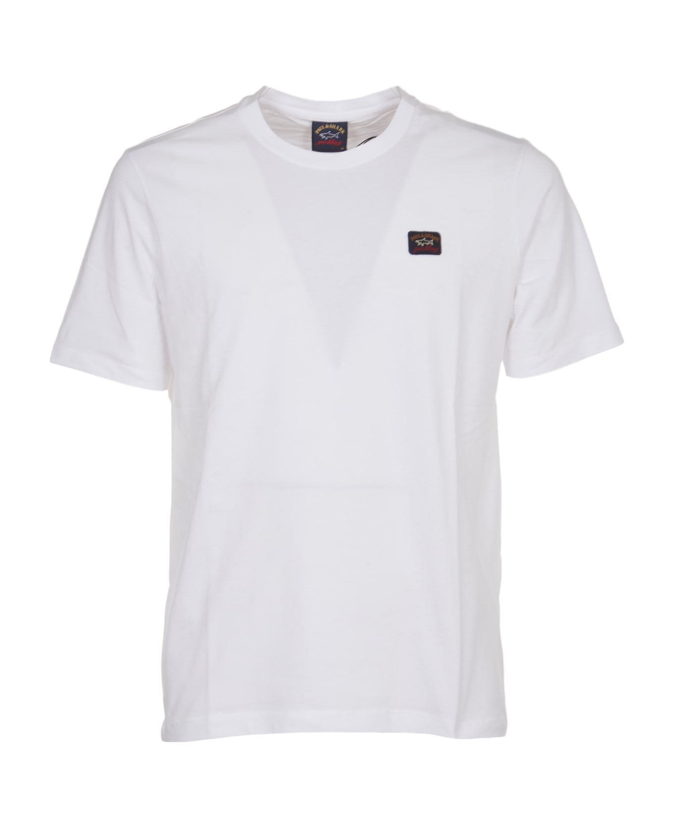 Paul&Shark White T-shirt With Logo - WHITE