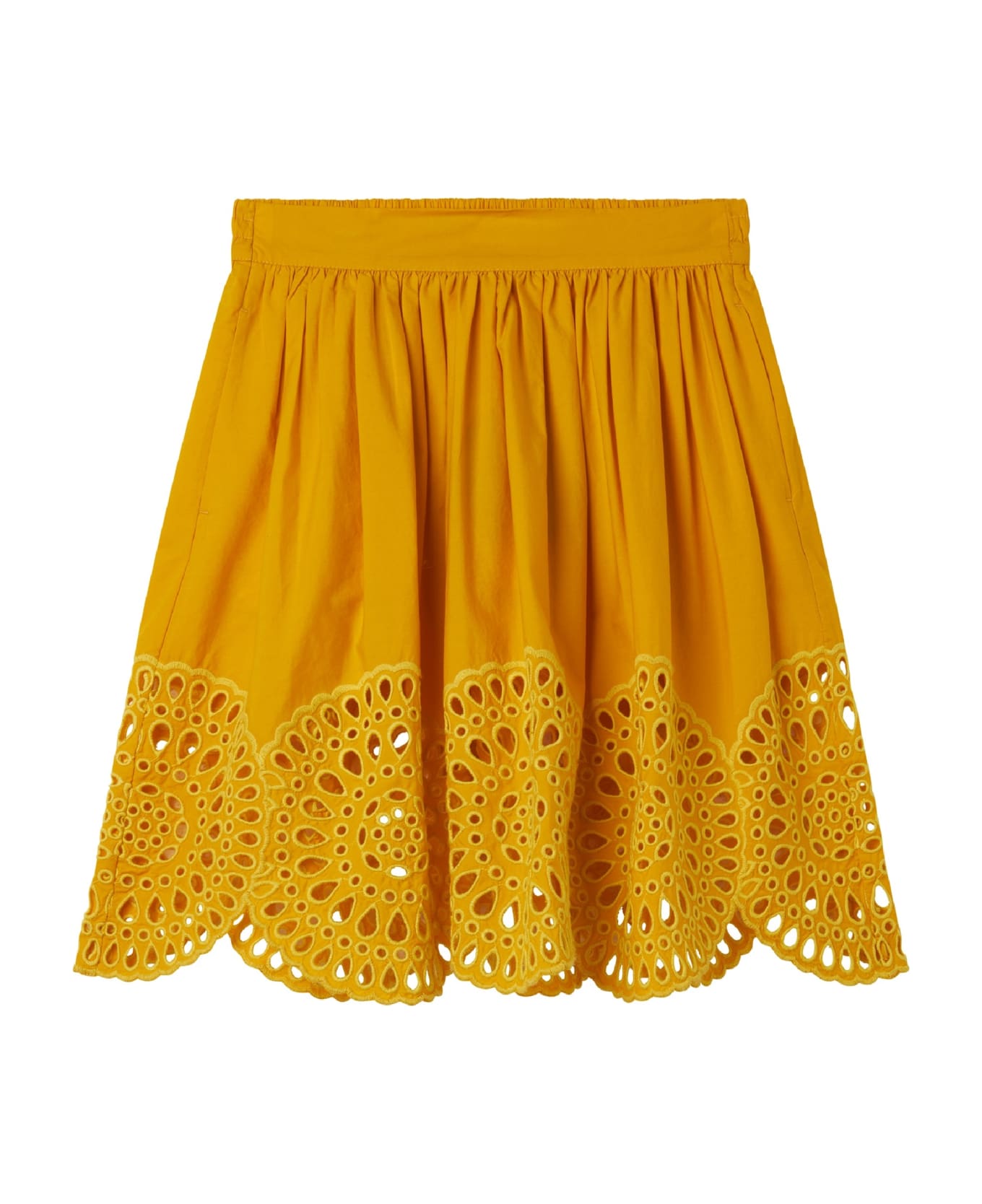 Stella McCartney Kids Skirt With Embroidery - Yellow