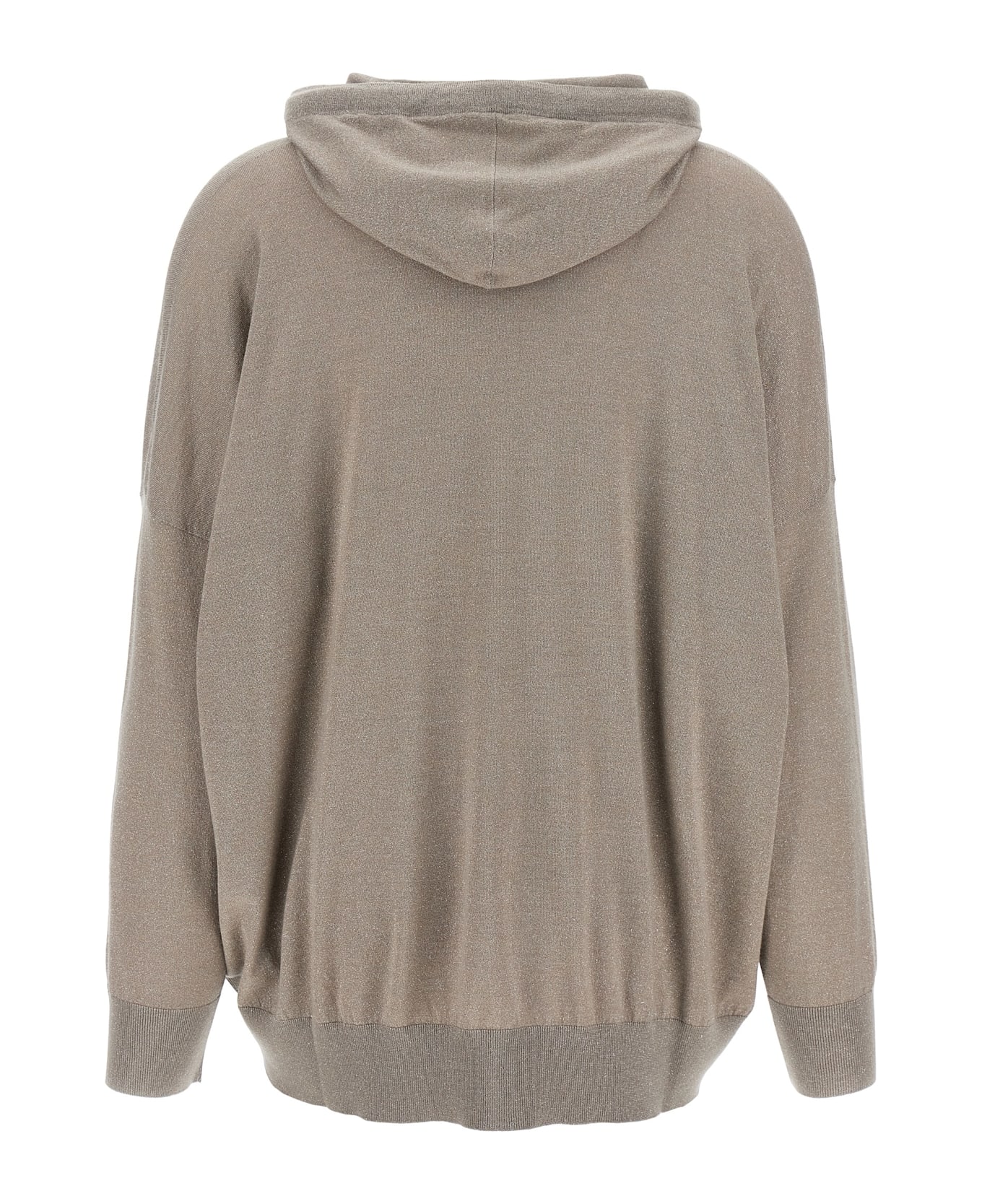 Brunello Cucinelli 'sparkling' Hoodie - Beige