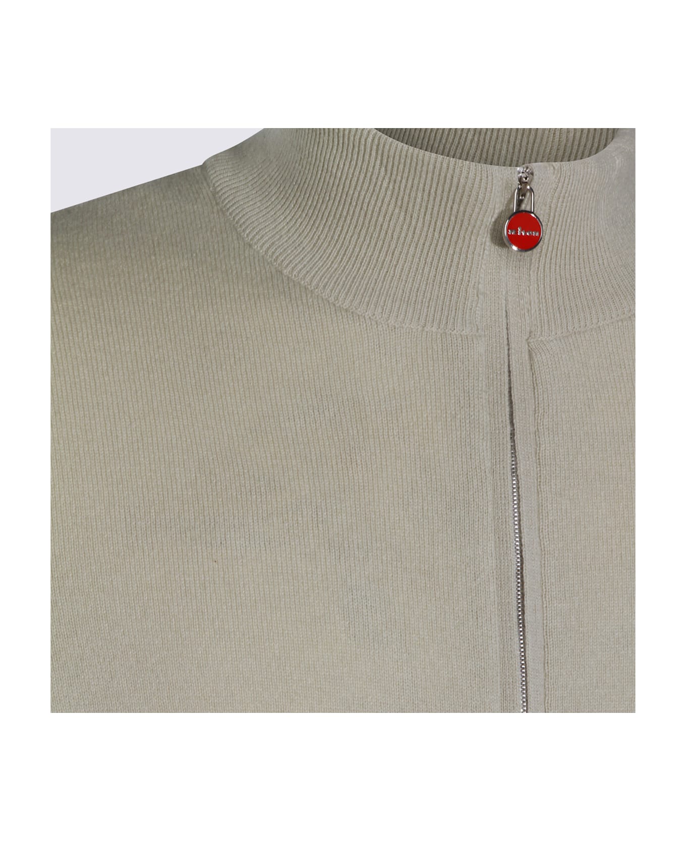 Kiton Light Green Cashmere Knitwear - SAGE GREEN