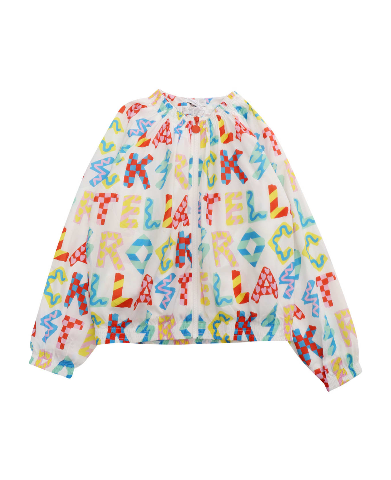 Stella McCartney Kids Colorful Jacket - WHITE コート＆ジャケット