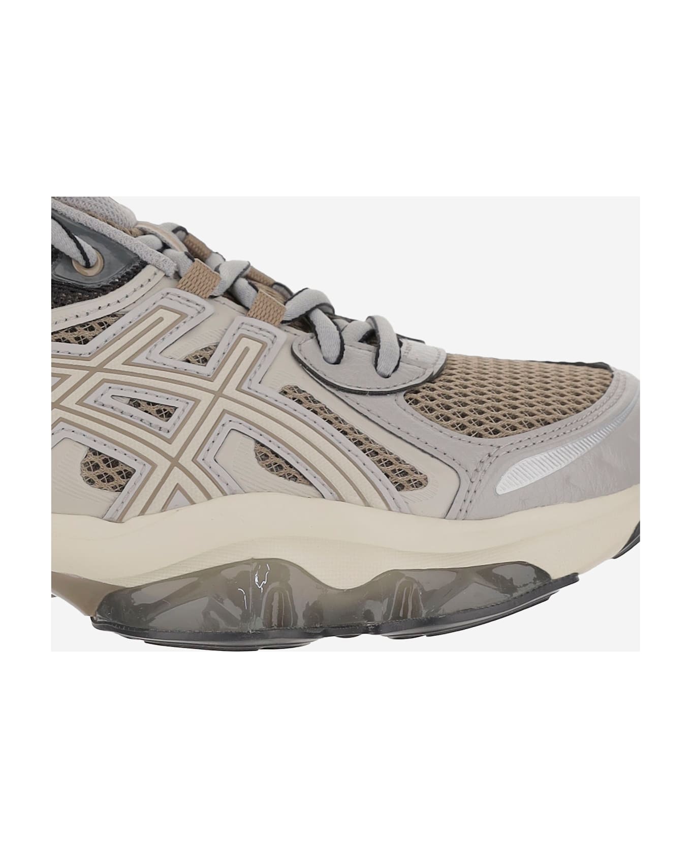 Asics Multicolor Mesh And Rubber Gel Quantum Kinetic Sneakers - PEPPERCEMENTGREY