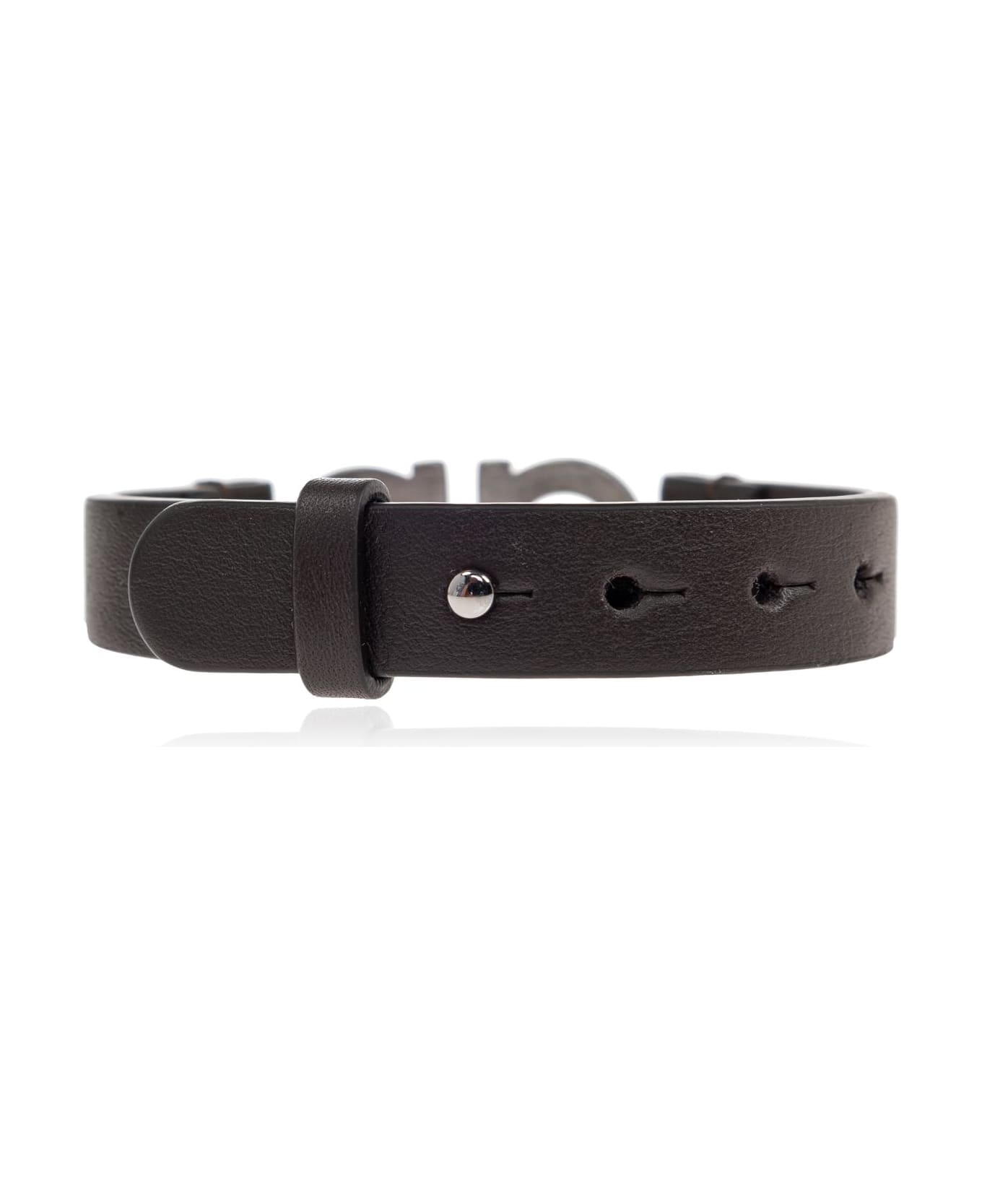 Ferragamo Leather Bracelet - SHADOW BLUE