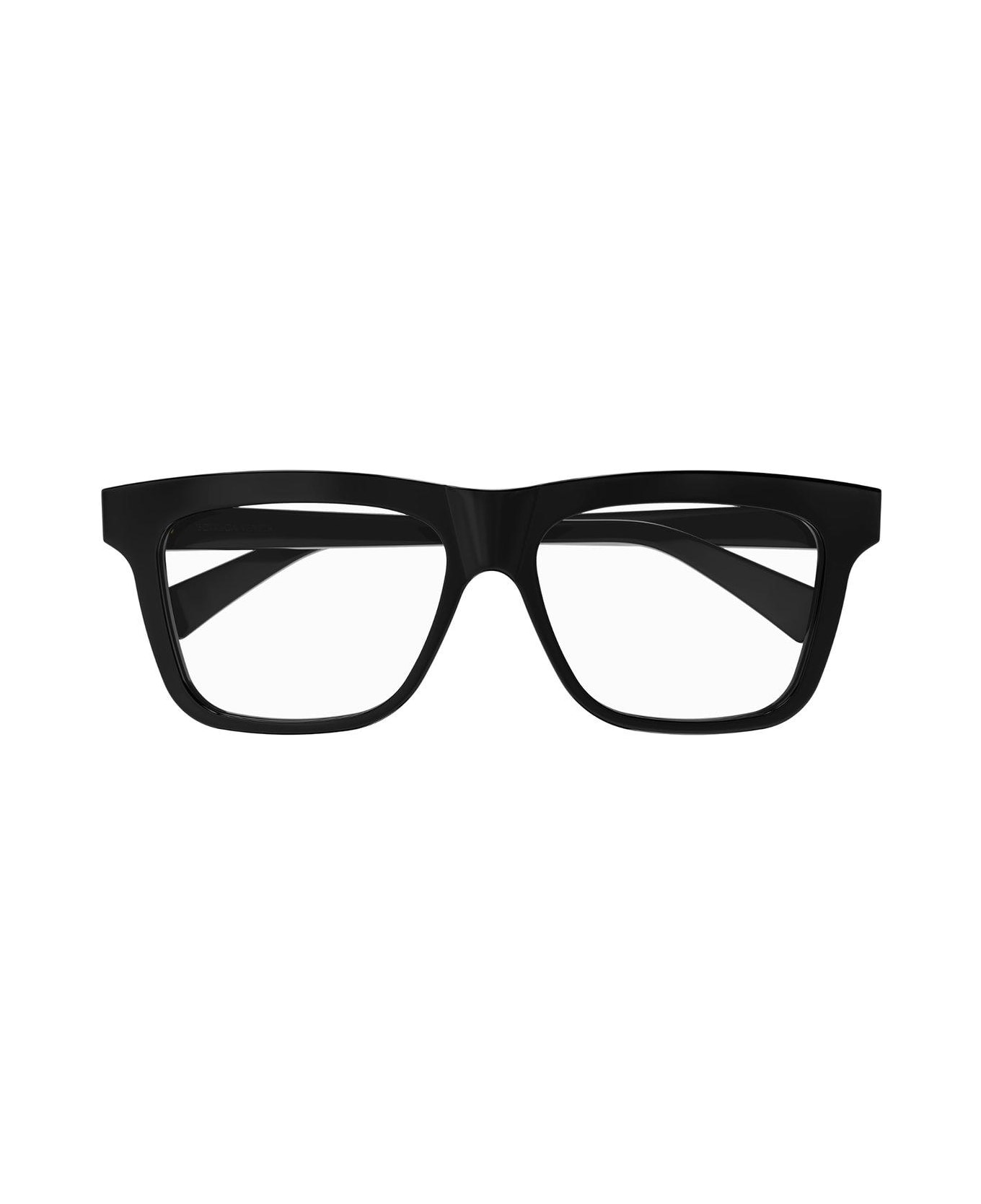 Bottega Veneta Eyewear Square-frame Glasses - 006 black black transpare