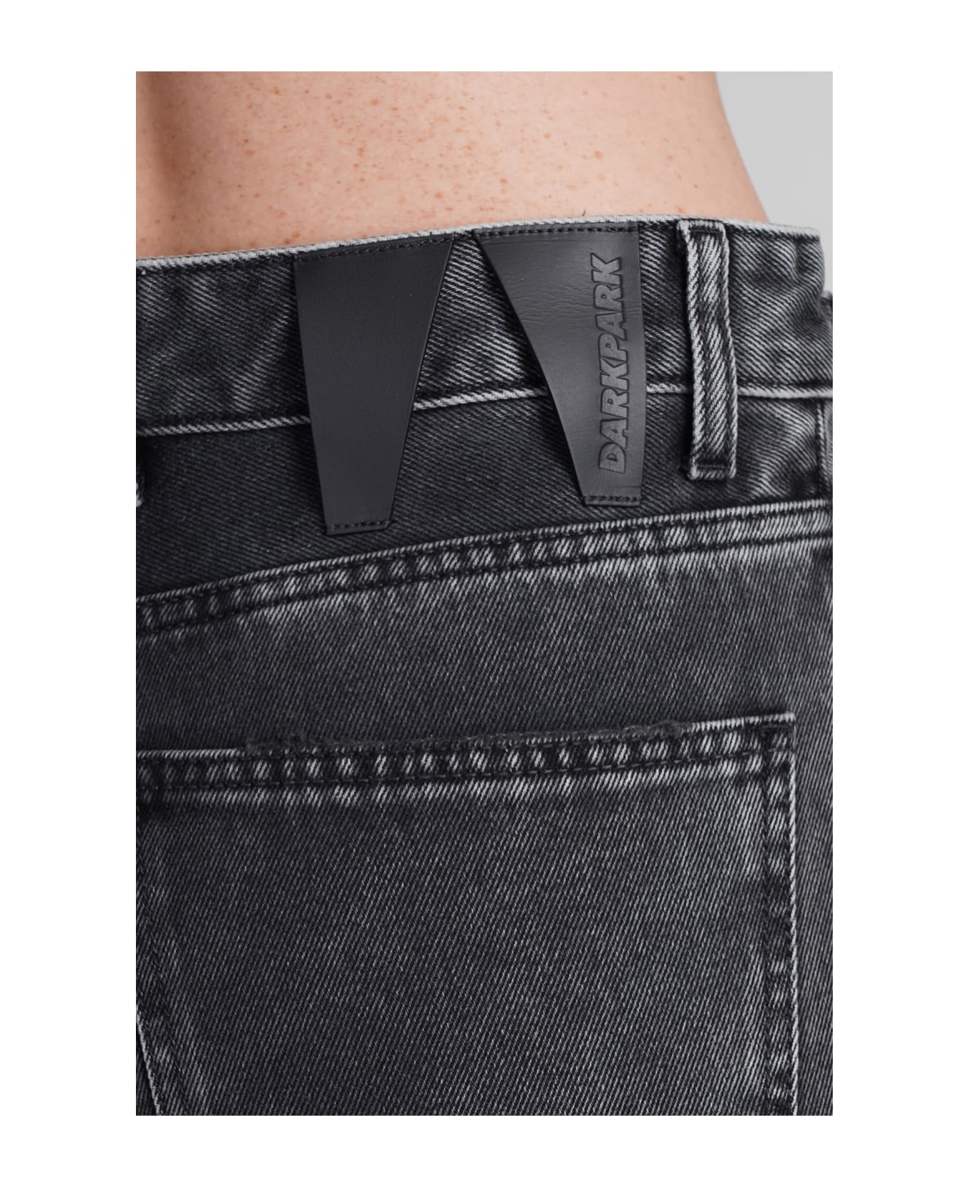 DARKPARK Karen Jeans In Black Cotton - black ボトムス