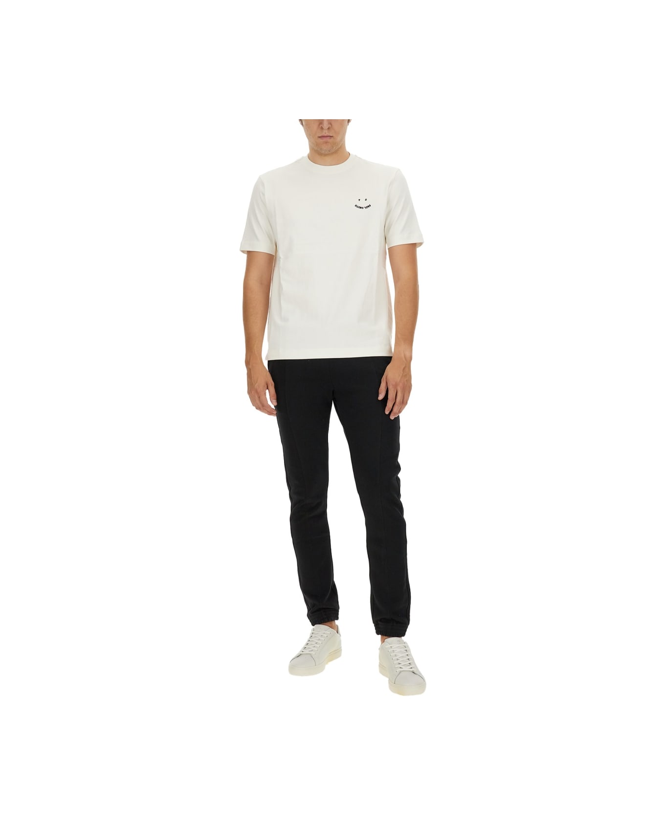 PS by Paul Smith Happy T-shirt - WHITE