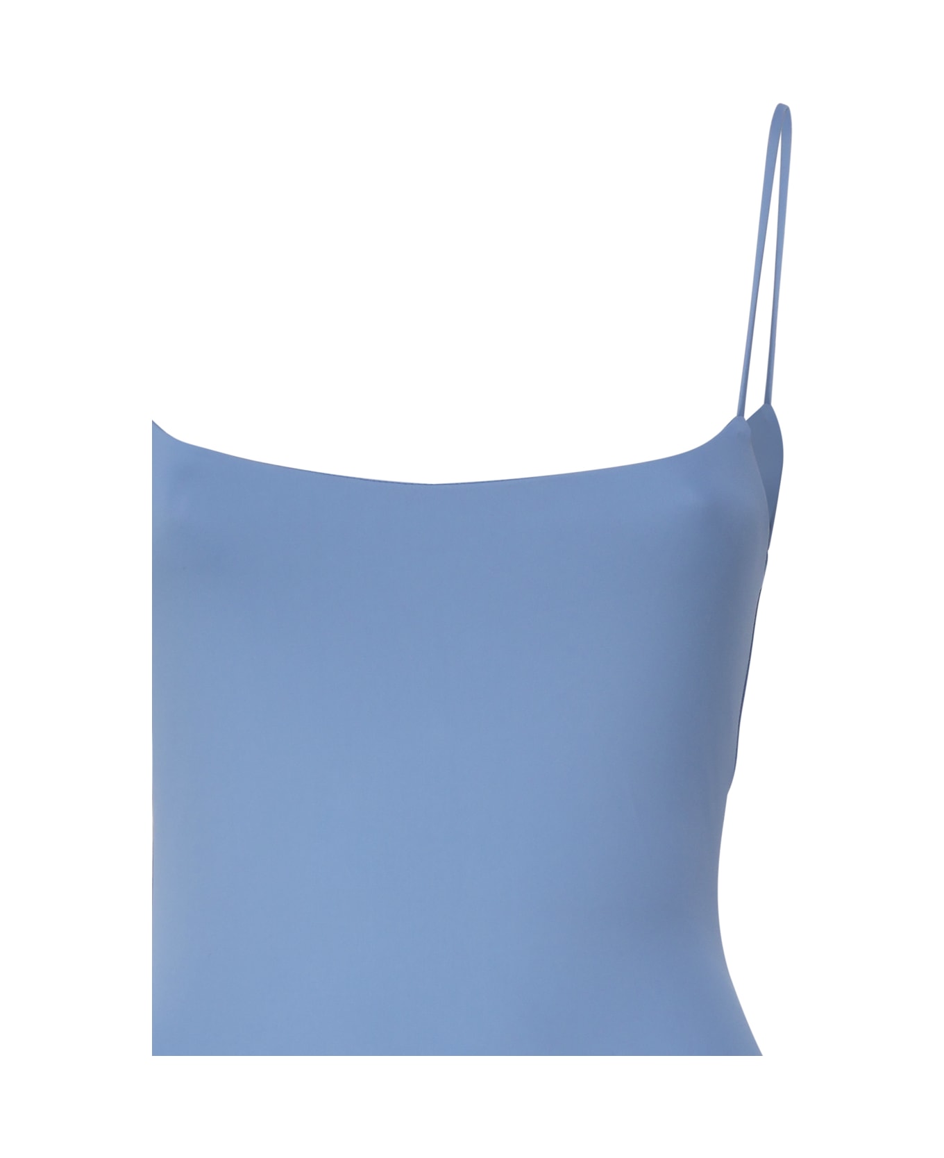 The Andamane Jumpsuit With Shoulder Pads - Light blue