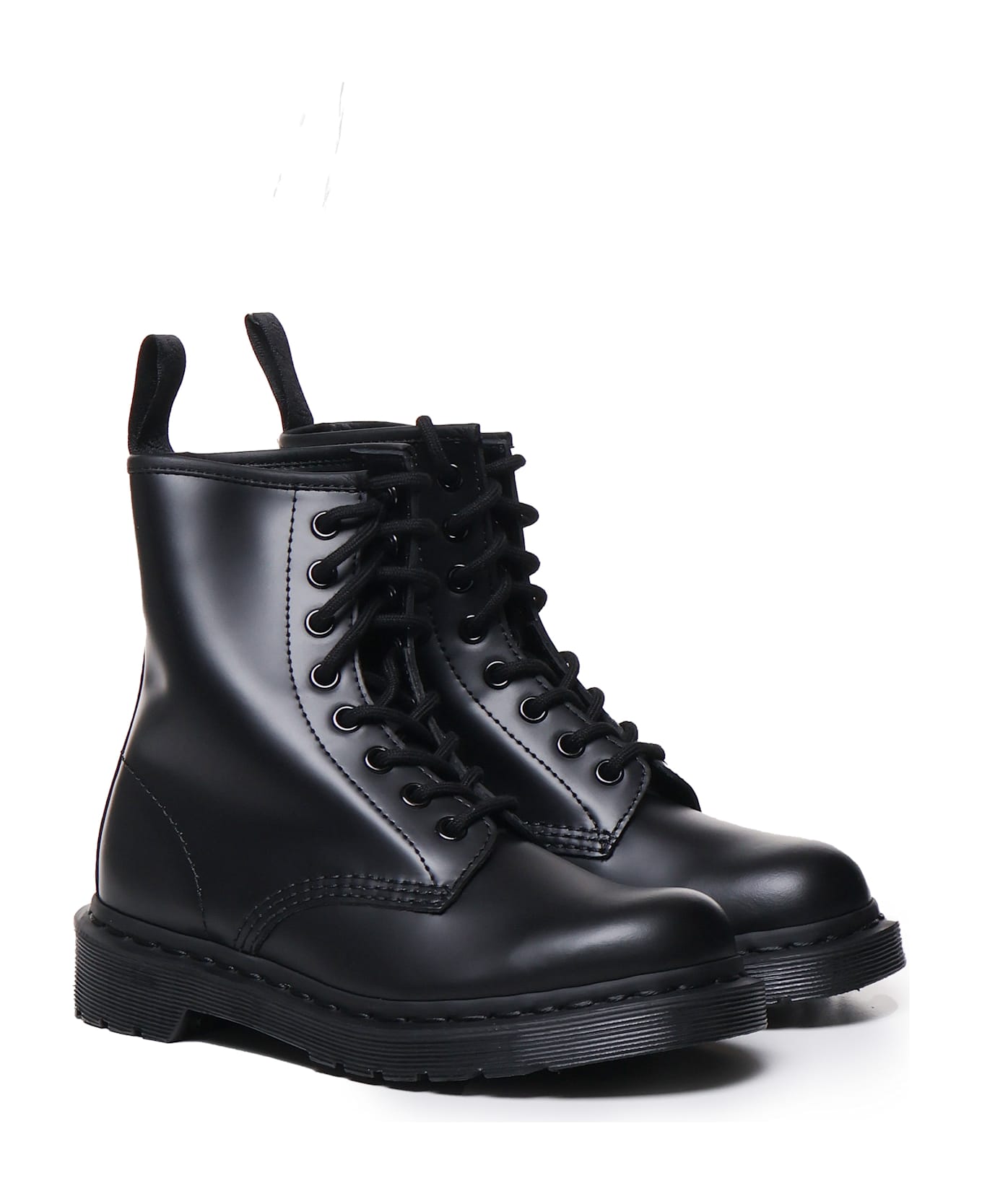 Dr. Martens Mono 1460 Leather Boots - Black Smooth