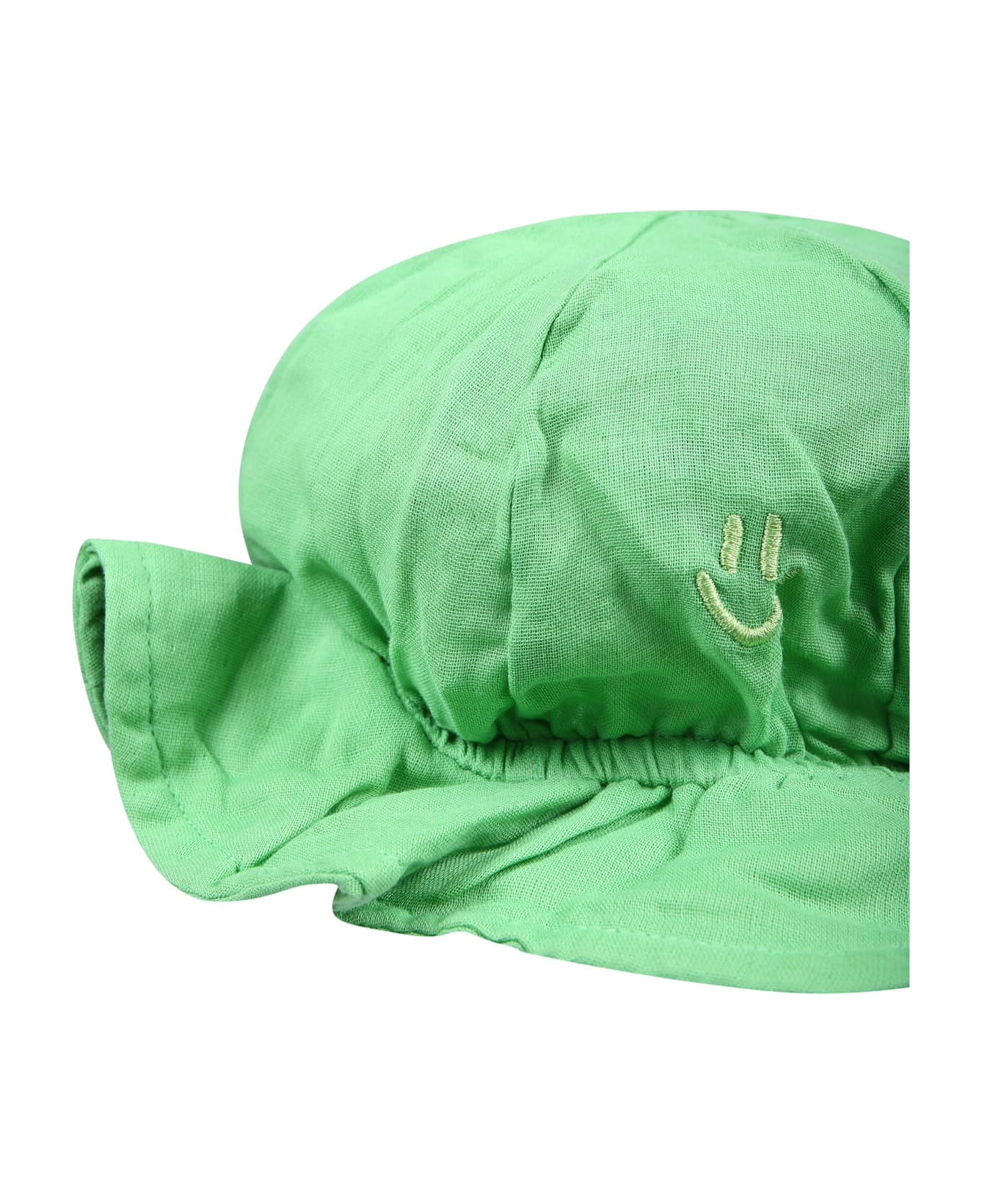 Molo Green Cloche For Kids With Smile - Green