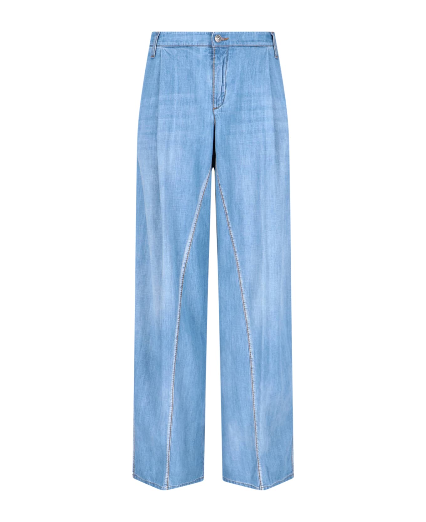Ermanno Scervino Wide Jeans - Light Blue