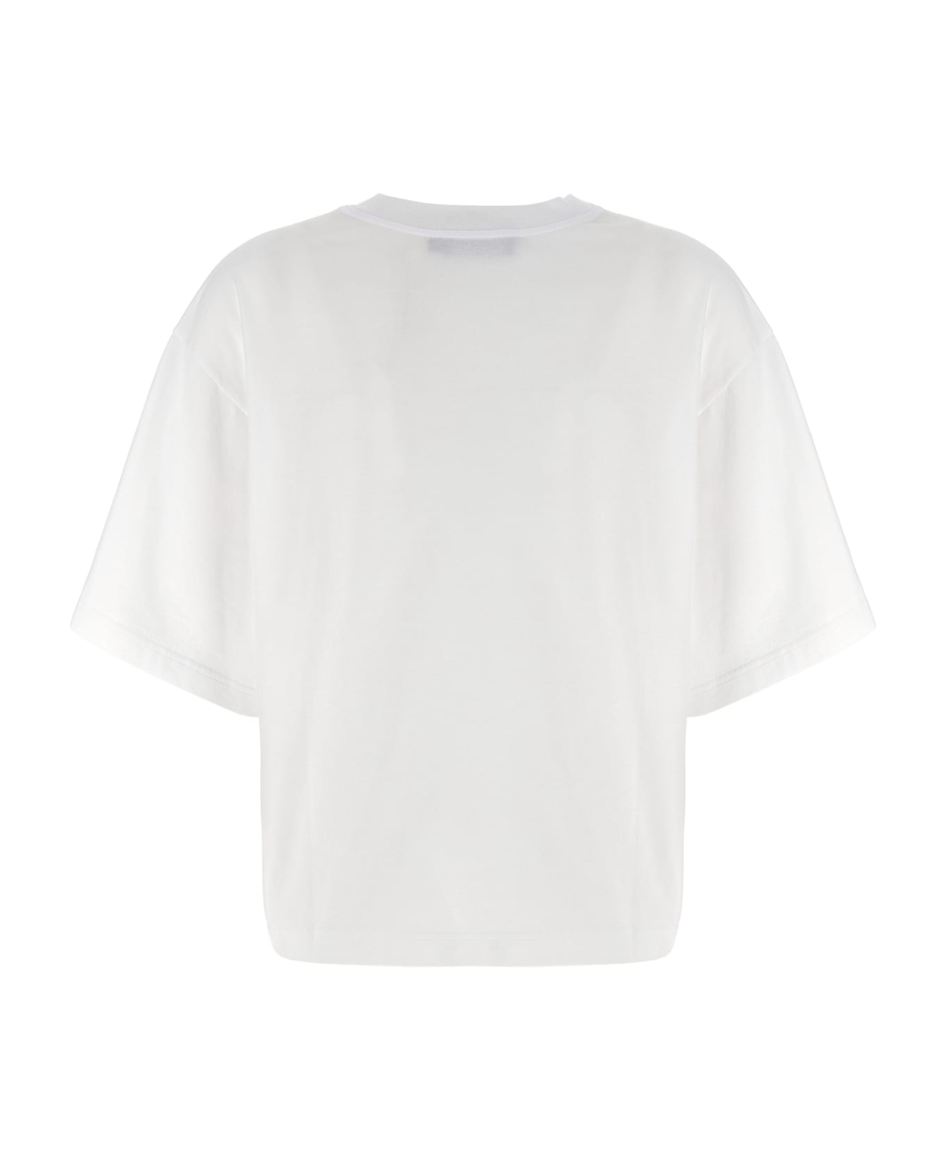 Dolce 
Gabbana Floral Logo T-shirt - White