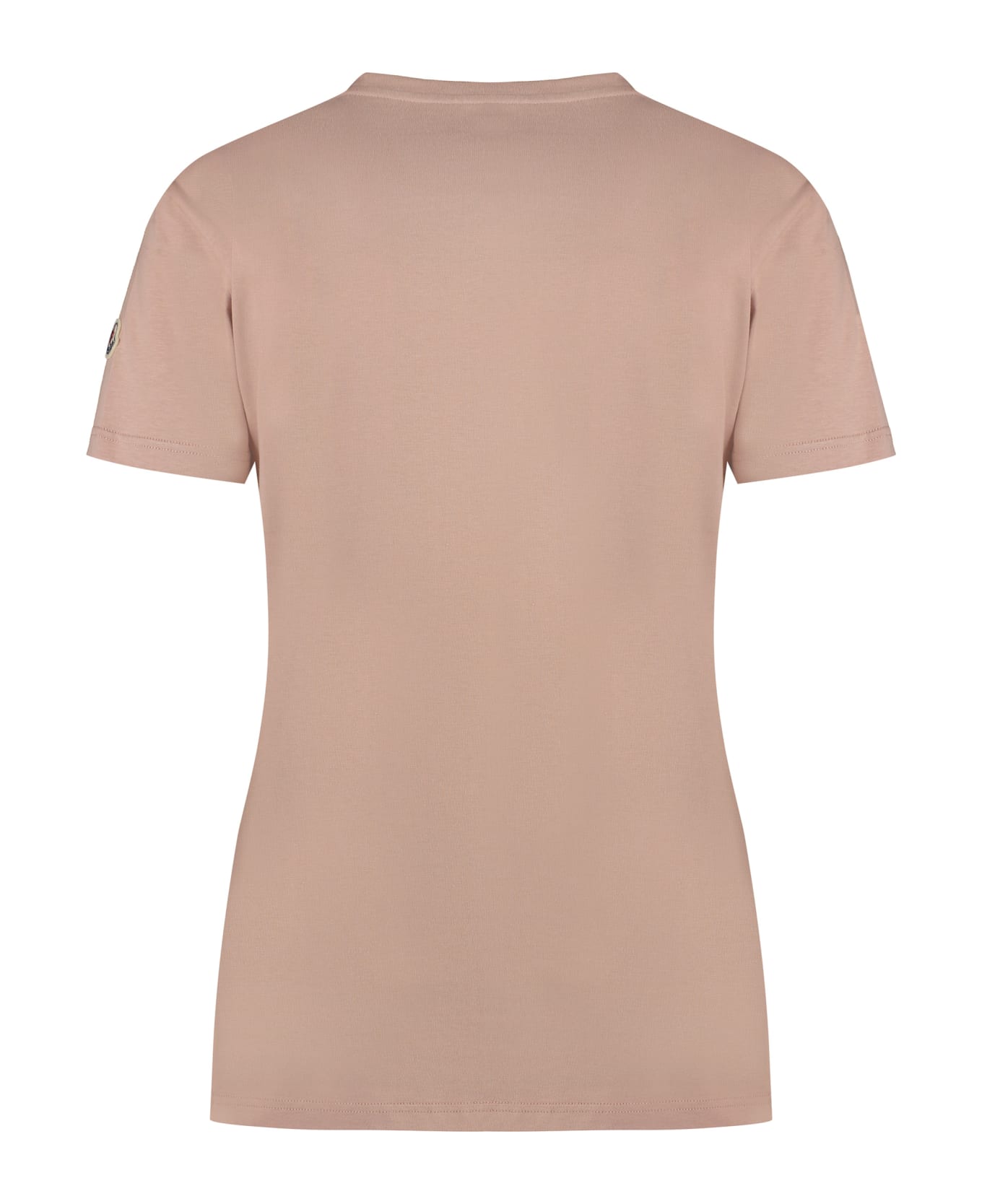 Moncler Cotton Crew-neck T-shirt - Pink