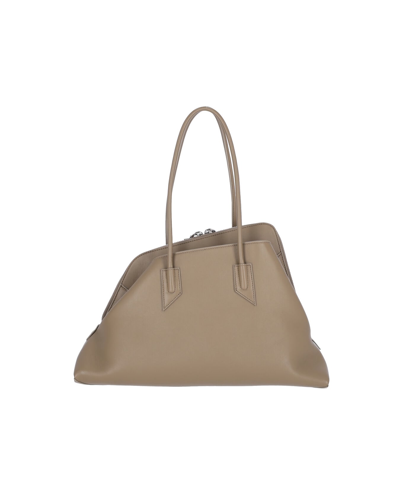 The Attico Medium Handbag "la Passeggiata" - Beige