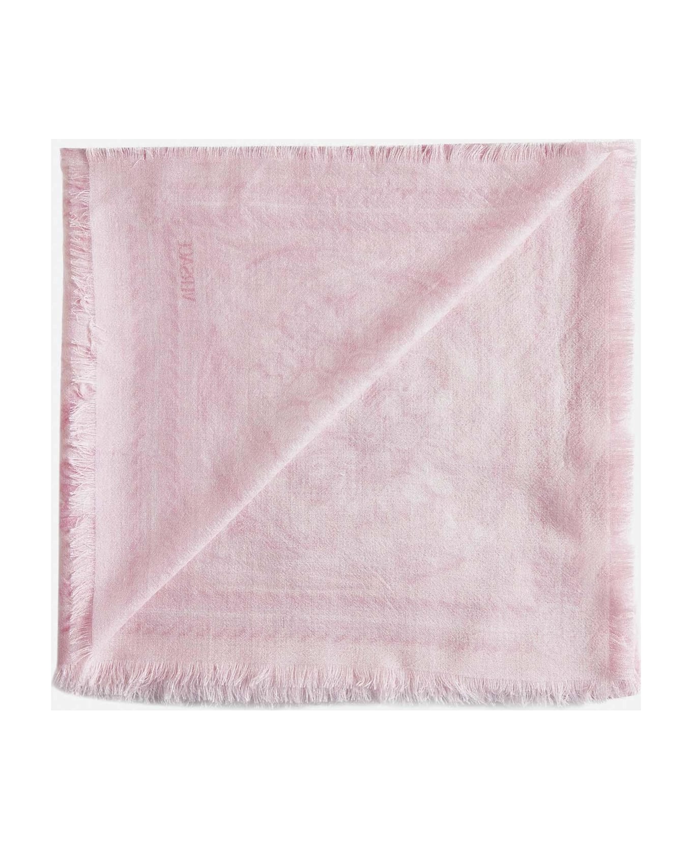 Versace Barocco Wool, Silk And Cashmere Scarf - ROSA