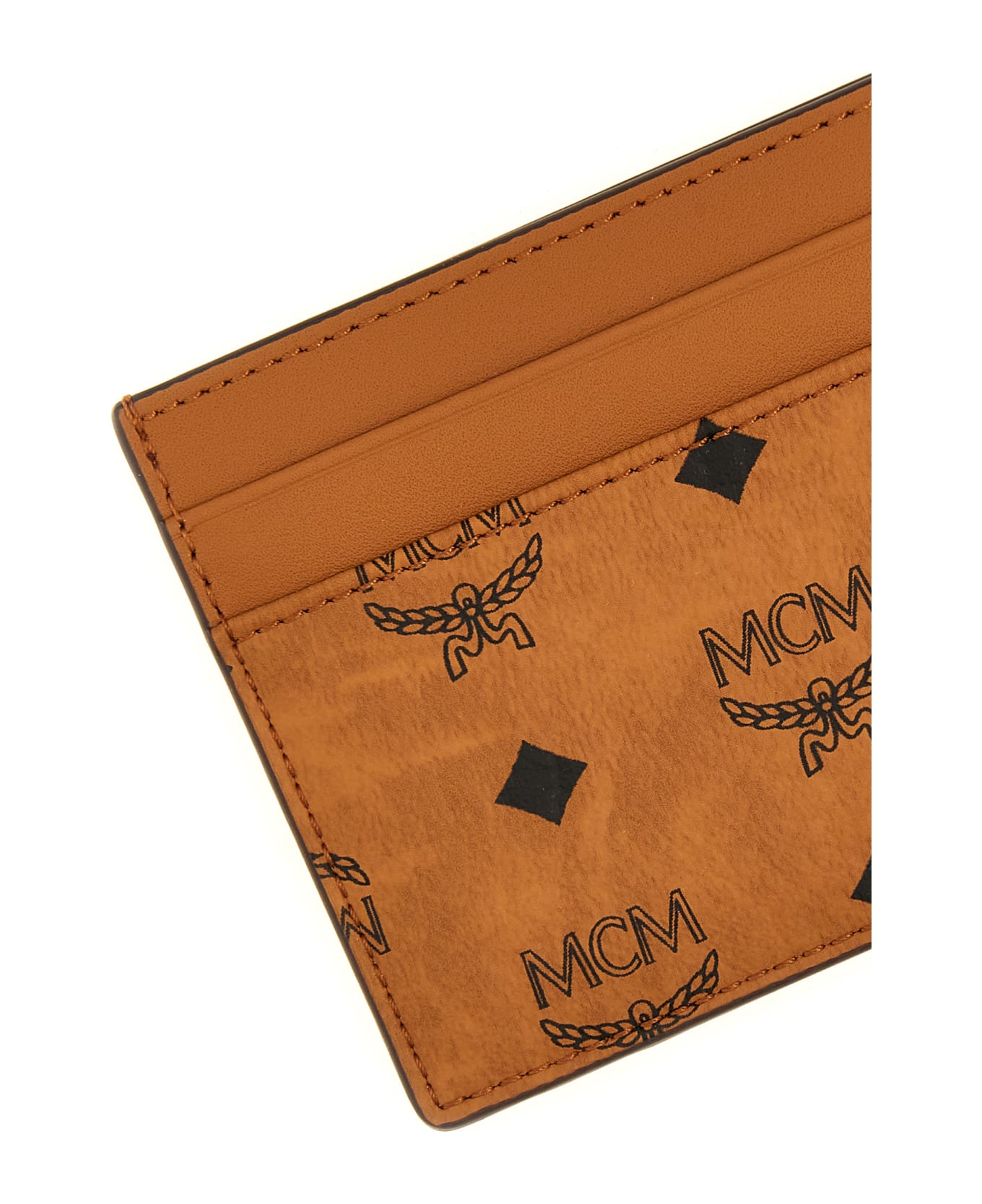 MCM 'aren' Card Holder - Brown 財布