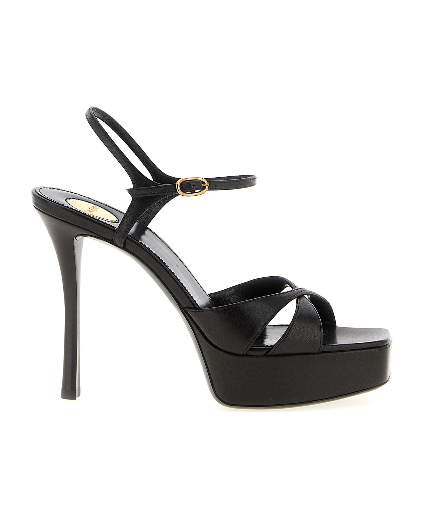 Saint Laurent 'debbie' Sandals - Brown